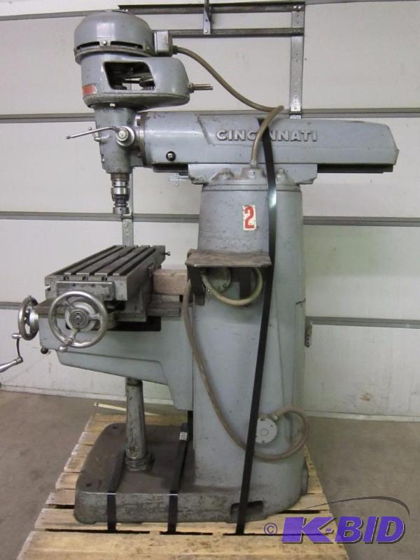 lot 2 image: Cincinnati Tool Master Vertical Mill
