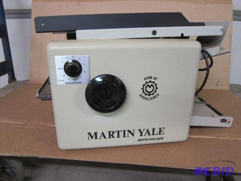 lot 4 image: Martin Yale AutoFolder