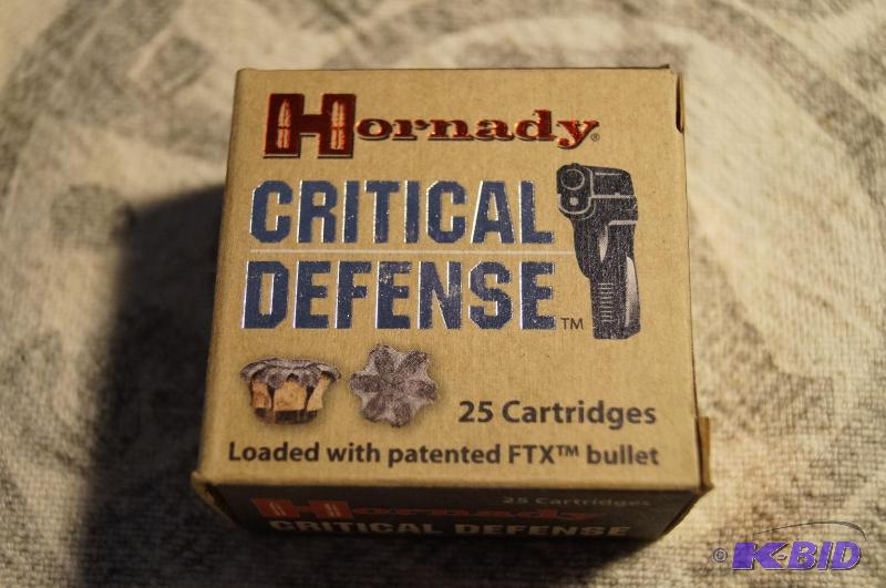 Hornady Critical defence 9mm Luger