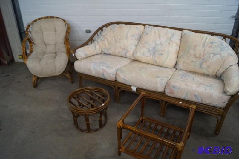 Rattan patio furniture
