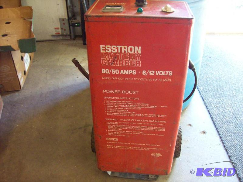 Egstron Battery charger, 8050amps, 612 volt...