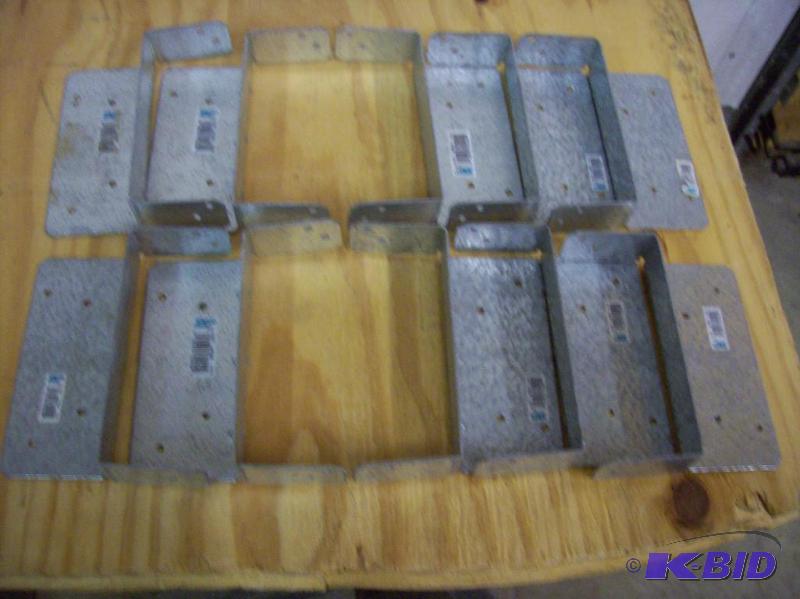 Eight, 6x6 post anchors, LPC62 Z max coated f...