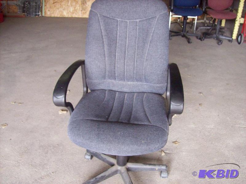 Office chair High back office chair, gray, 5 ...