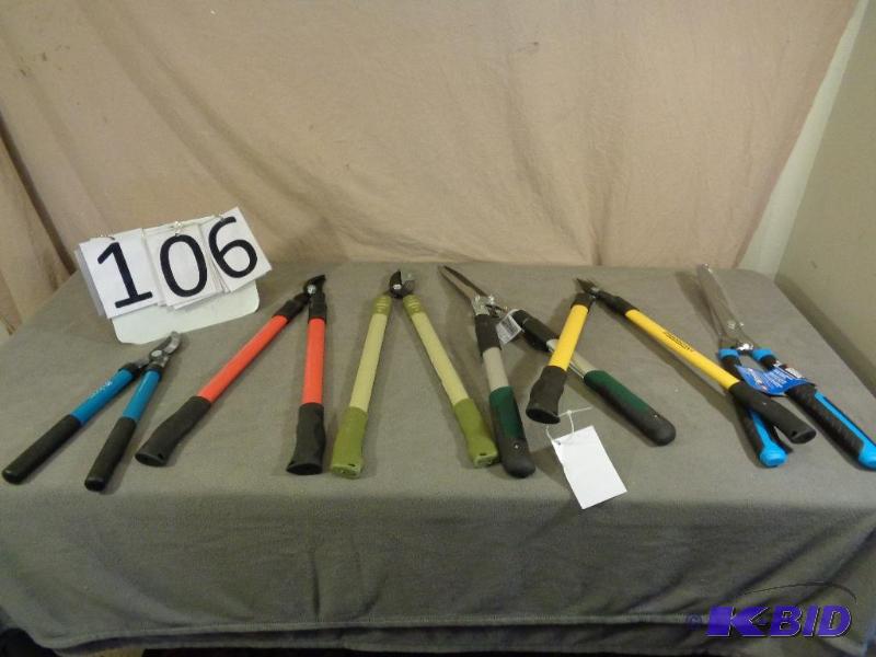 Lot of 6 New Display Model Loppers  Shears....