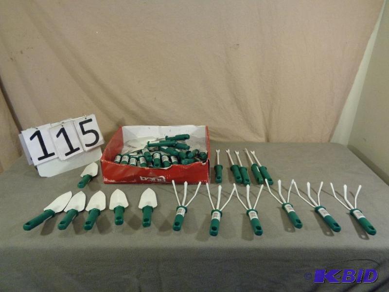 Box Full of New Garden Hand Tools....