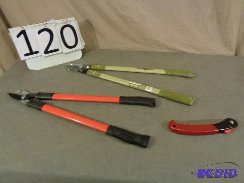 2 New Display Model Loppers and Folding Saw....