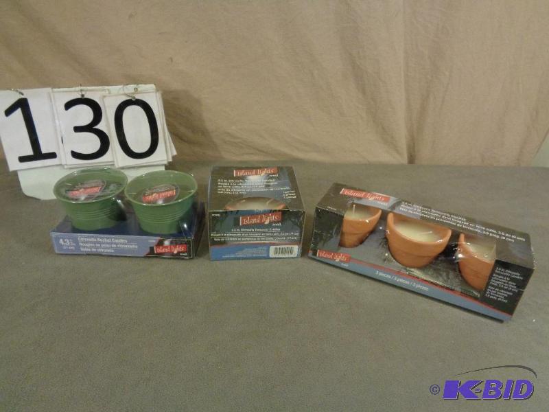 Lot of 6 New Citronella Candles....