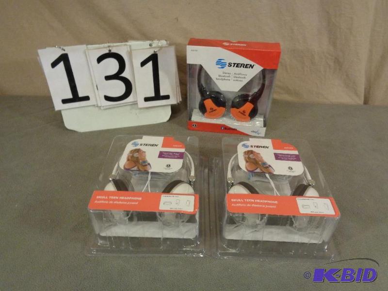 2 New Skull Headphones and Stereo Bluetooth H...
