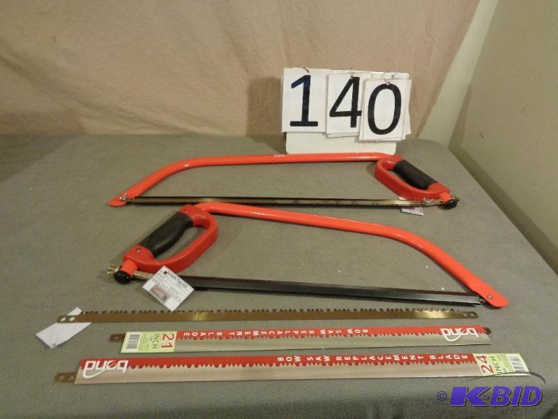 2 New Display Model Bond Saws and 3 New Blade...