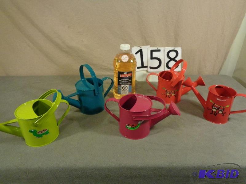 New Display Model Kids Metal Watering Pails a...