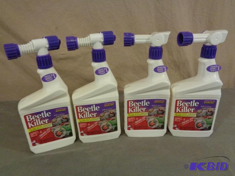 4 New Bottles of Bonide Beetle Killer. For tr...