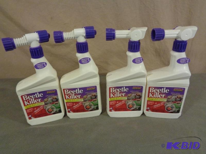 4 New Bottles of Bonide Beetle Killer. For tr...