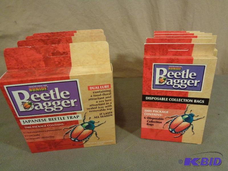4 New Bonide Beetle Bagger Japanese Beetle Tr...