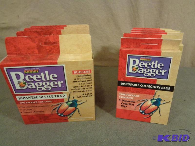 4 New Bonide Beetle Bagger Japanese Beetle Tr...