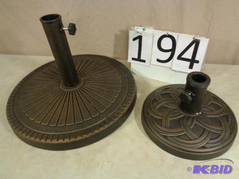 2 New Display Model Umbrella Bases....
