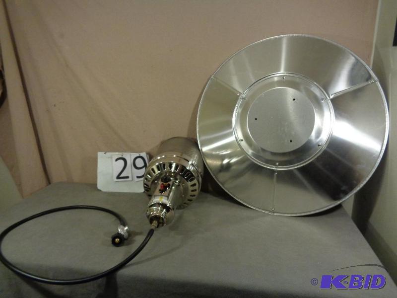 New Display Model Outdoor Propane Heater. Doe...