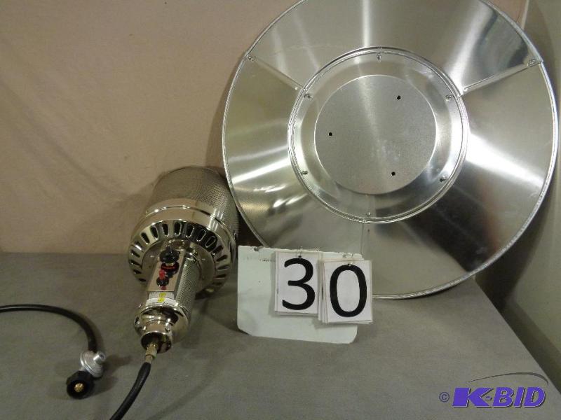 New Display Model Outdoor Propane Heater. Doe...