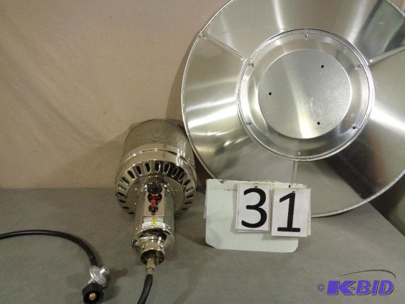 New Display Model Outdoor Propane Heater. Doe...