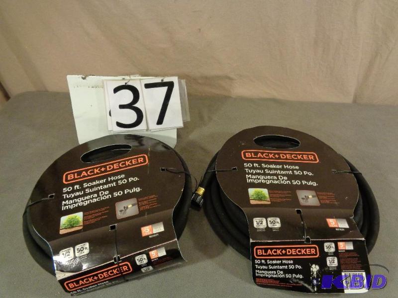 2 New 50 Ft Black and Decker Soaker Hoses....