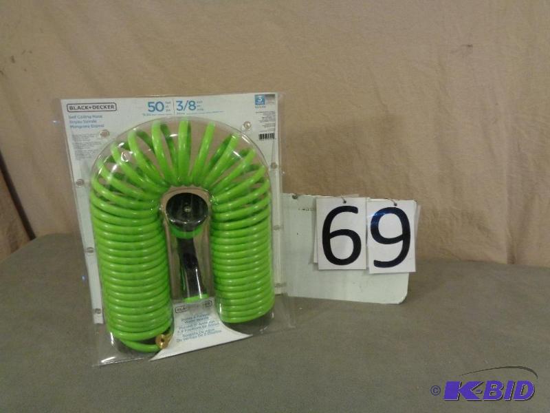 New Black and Decker 50 FT Self Coiling Hose....