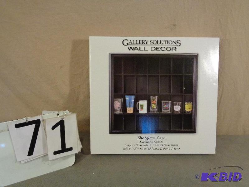 New Gallery Solutions Shot Glass Case....