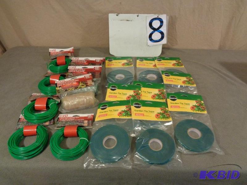 9 New Packages of Miracle Grow Garden Tie Tap...
