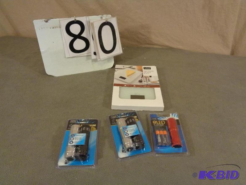 New Electronic Kitchen Scale and Assorted New...