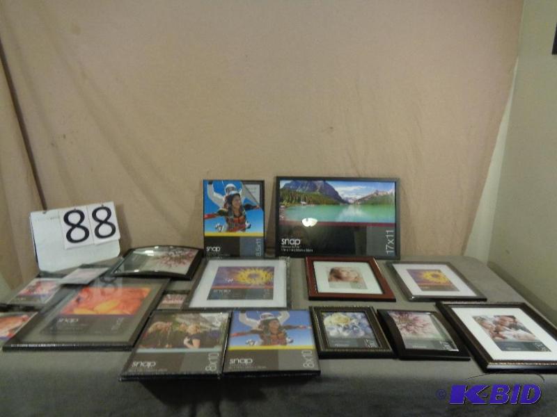 12 New Display Model Picture Frames and Assor...