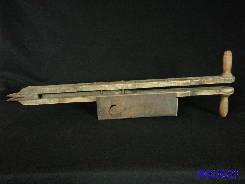 lot 102 image: Antique The Triumph Corn Seeder  Planter Kent MFG Co.