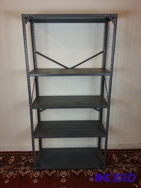 lot 26 image: Industrial Steel Shelving Rack  5 Shelf  6 1...