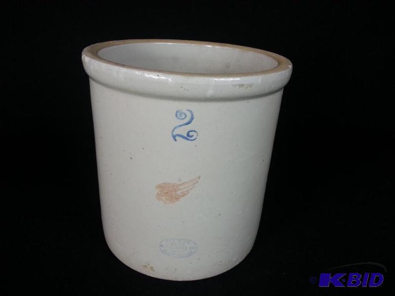 lot 40 image: Redwing 2 Gallon Crock  Red Wing Union Stonew...