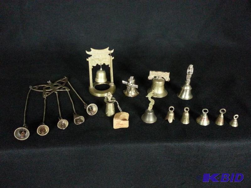 lot 83 image: Lot of (12) Brass Bells