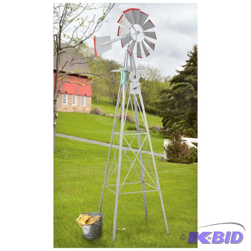 Windmill with Weather Station, powder coated ...