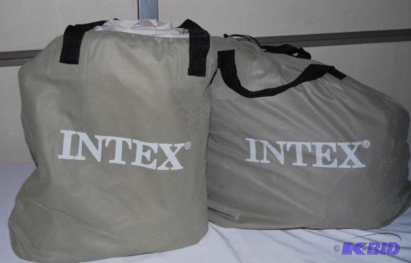 Intex Queen Comfort Frame Bed, built in headb...