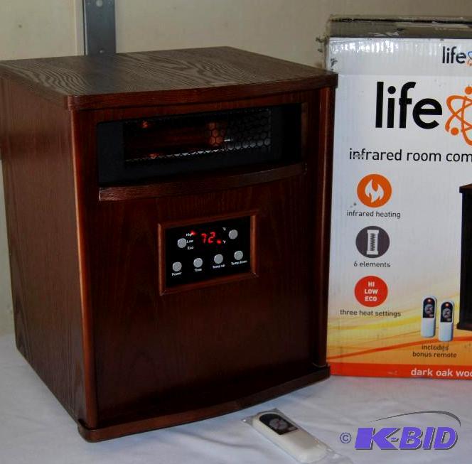 Lifepro by Lifesmart Infrared Heater, 1500 wa...