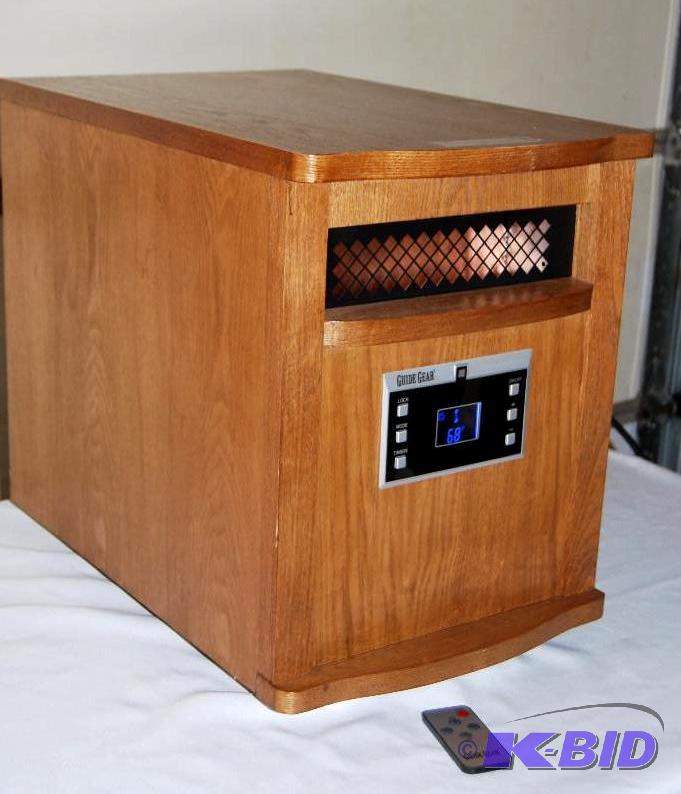 1500W Infrared Heater, all wood cabinet, 6 in...