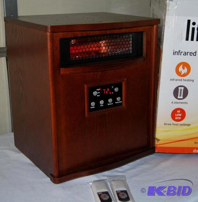 Lifepro by Lifesmart Infrared Heater, 1500 wa...