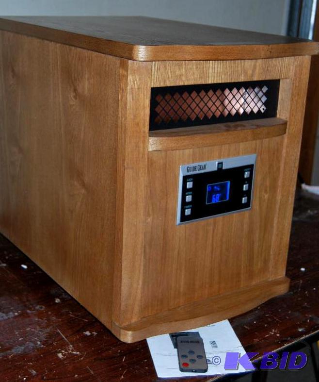 1500W Infrared Heater, all wood cabinet, 6 in...