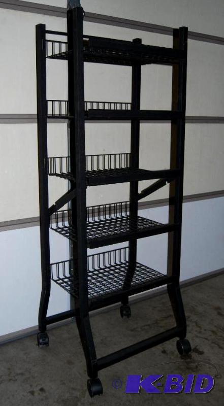 Heavy Duty Steel Wire Shelf, caster wheels, f...