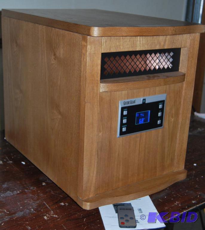 1500W Infrared Heater, all wood cabinet, 6 in...