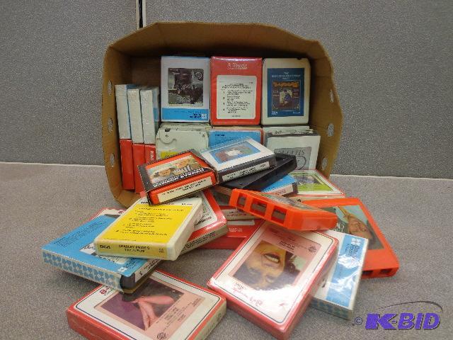 lot 102 image: Box of Assorted 8 Track Tapes   Anne Murray, ...