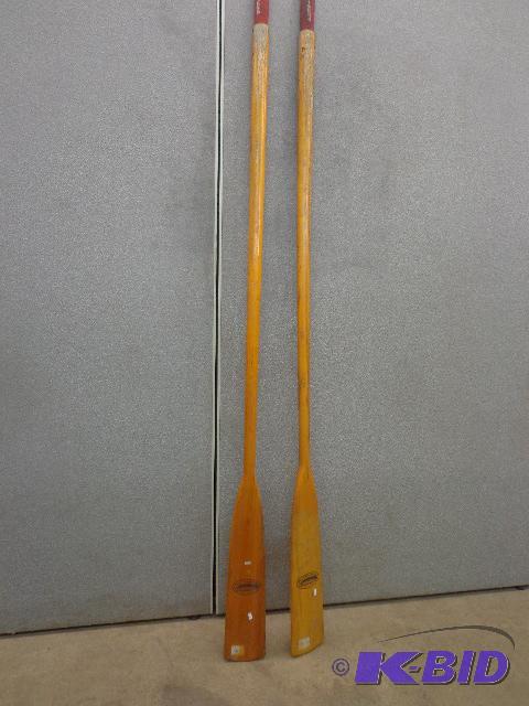 lot 122 image: Caviness&nbspOars (2)   78" long ...