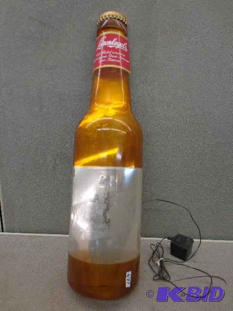 lot 124 image: Leinenkugels Lighted Sign   30" long  To...