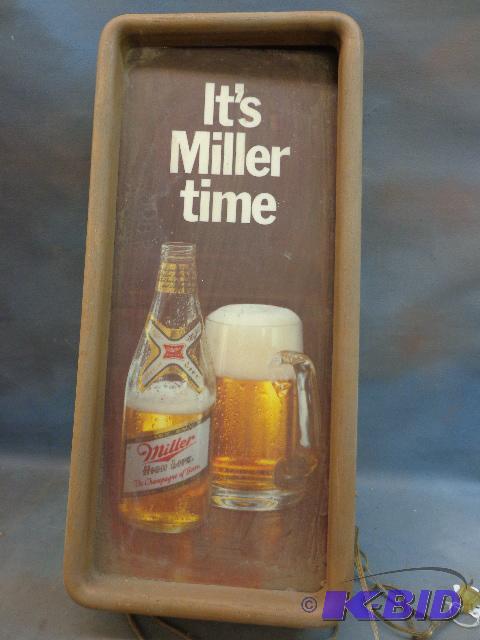 lot 126 image: Miller High Life Lighted Sign   12 x 24  Work...