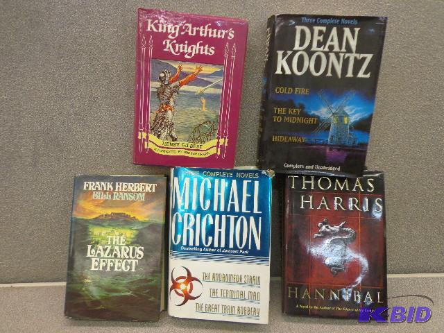 lot 142 image: (5) Hard Cover Books   Thomas Harris  Frank H...