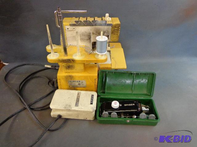 lot 34 image: Singer Ultra Lock Serger   2054  attachment k...