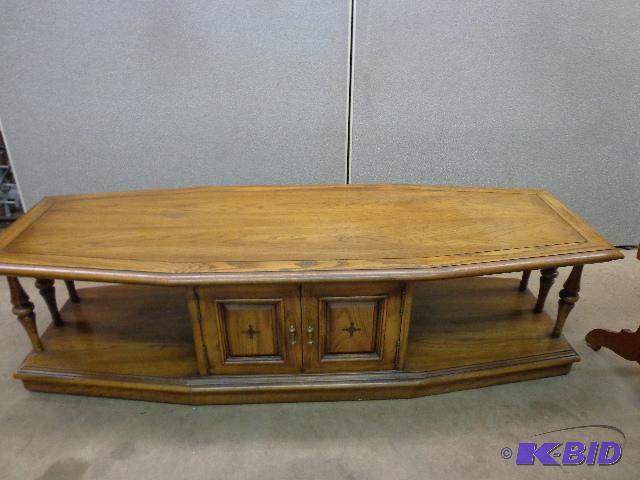 lot 5 image: Coffee Table   2 doors   5 x 17" x...