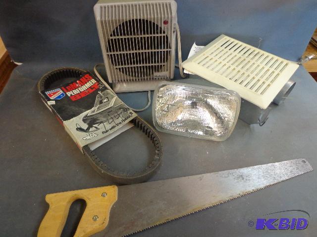 lot 52 image: Holmes Electric HeaterFan, Headlight, Snowmo...