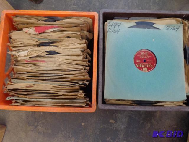 lot 54 image: 2 Milk Crates Full of 78s Records...