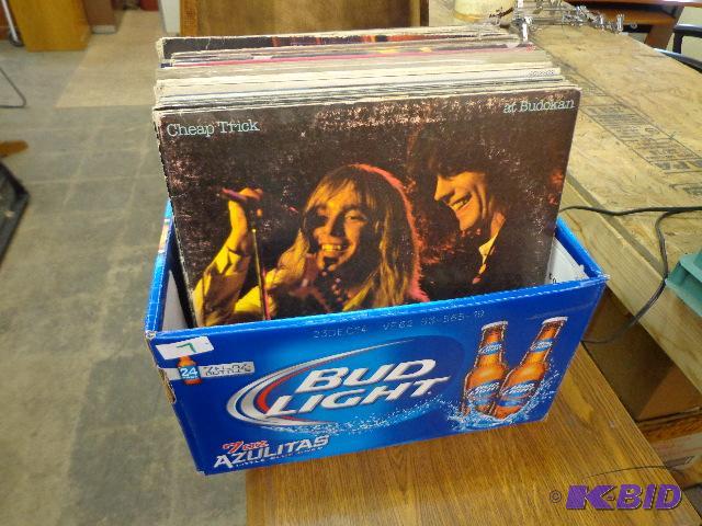 lot 7 image: Box of Records   Tom Petty, Creedence, Joan J...